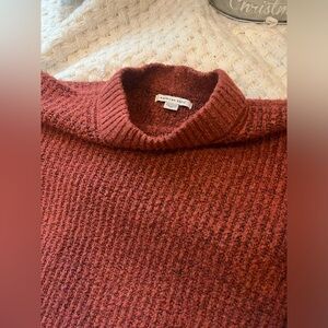 American Eagle Outfitters Women’s Brick Red Crewneck Sweater
